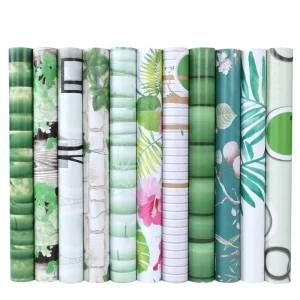 0.45*10m Peel and Stick Vinyl Decorative Wallpaper Floral Design Sticker for Kids Self Adhesive PVC Wallpaper Sticker