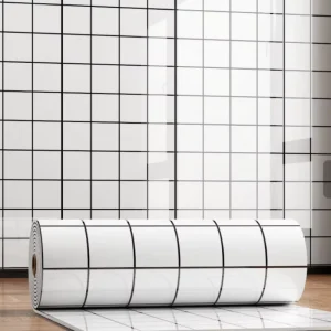 1.2*3m Vinyl Wall Sticker Indoor Decor Waterproof Self Adhesive Peel Stick Anti Scratch Wallpaper Geometry Pattern 1