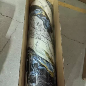 1.2m *3m Marble Self Adhesive Foam Wallpaper Stickers PVC High Gloss Waterproof Eco friendly Bathroom Bedroom Rolls for Home