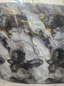1.2m*3m Modern Marble Foam Wallpaper Roll Self Adhesive PVC Waterproof Eco friendly Bathroom Wall Stickers
