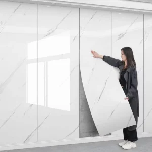 120*300cm Marble Wall Roll 3D Foam Self Adhesive Marble Wall Waterproof and Moisture-proof Stick Wallpaper