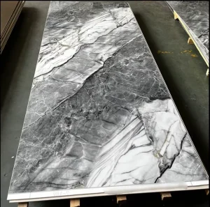 1220*2440mm UV Marble Sheet Waterproof Fireproof PVC Marble Sheet for Wall Panel