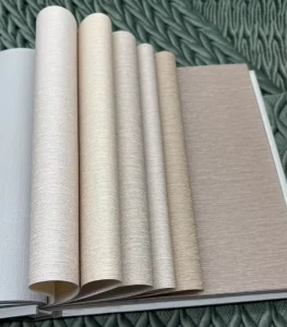 15 oz PVC Vinyl Wallpaper Modern Durable Fireproof Waterproof Hotel Hospital OEM