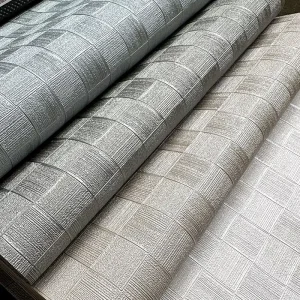 15 oz Premium Vinyl Wallpaper 3C Certified Waterproof Mold Proof Custom High-End Interior Modern Design for Home Hall Hotel Use