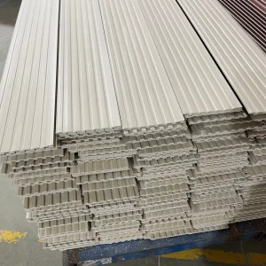 200cm WPC PVC Wall Panel With Fluted Design Indoor Home Decoration 300m WPC Wall Panel Furniture