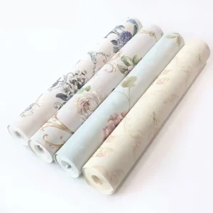 210g Factory Modern Wall Paper PVC Waterproof Peel Stick Wallpaper Home