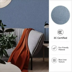 260 g Vinyl Coated Wallpaper Embossed Texture Heavy Duty Wallcovering for Home Hotel Office Projects
