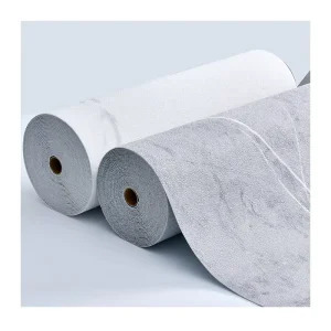 2mm PE Linen Wallpaper Rolls 2mm Marble Grain Self Adhesive Wall Panel Waterproof Interior Wall Decoration