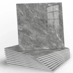 30*30CM Modern Extra Thick Scratch And Wear Resistant Marble Wall Paper Durable Moisture Proof Gray Color Wallpaper For Bathroom
