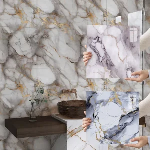30*30cm Factory Price Vinyl Peel and Stick 3d Marble Wall Panel Self Adhesive Foam Wallpaper Marble Wall Tile Sticker Sheet