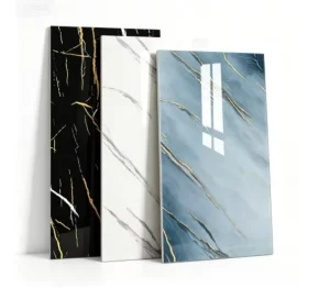 30*60cm Lightweight Backsplash IXPE Marble Wall Sheet Self-adhesive Wallpaper