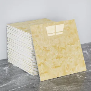 30x30cm Geometric Pattern Marble Tile Sticker Waterproof Heat Resistant Peel and Stick Wall Panel