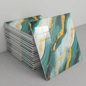 30x30cm Modern Self-Adhesive Easy to Paste Stickers Marble Grain PVC Waterproof Wallpaper for Interior Home Decor