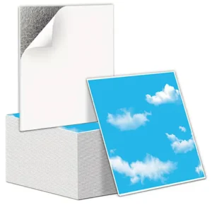 30x30cm Self Adhesive Ceiling Wallpaper PVC Tile Wall Sticker Waterproof Decorative Ceiling Covering for Kitchen Bathroom