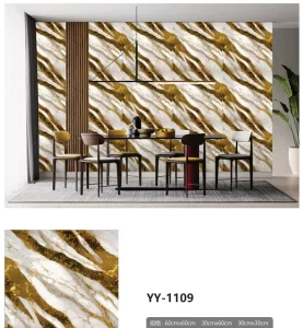 30x30cm Self-Adhesive High Glossy PET Waterproof Geometric Pattern Wall Sticker for Home Decor Modern Design