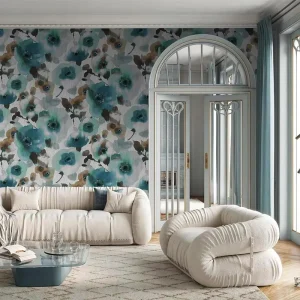 3D 5D Effect Large Big Flower Floral Room Mural Wallpaper