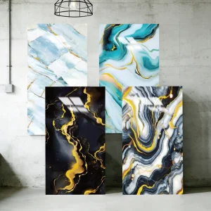 3D Adhesive Waterproof Vinyl Wallpaper Rolls Modern Design for Bedroom Mall & Exterior Use Easy DIY Installation
