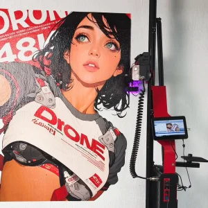 3D Art Wall Environmental Ink Vertical UV Ink Direct to Wall Printer Machine