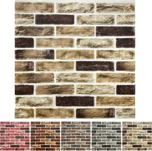 3D Brick Foam PVC Polyethylene Anti static Self adhesive Waterproof Modern Design Wall Sticker Easy Faux Brick Wall Art Stickers