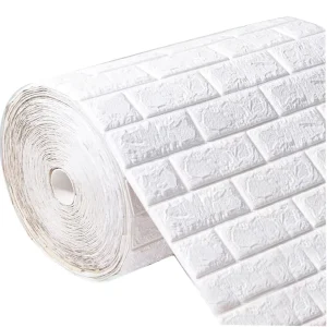 3D Brick Wallpaper PE Foam Wall Panels Adhesive Wall Sticker for Home Decoration Living Room Modern
