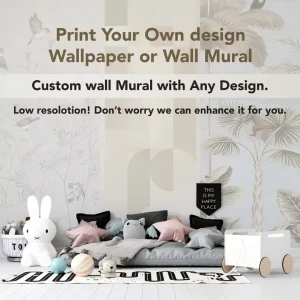 3D Customized Waterproof Wall Paper for Living Room and Bedroom Self Adhesive Linen Design