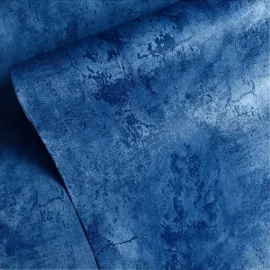3D Dark Blue Cement Wallpaper Roll Concrete Wall Stickers Papiers Peints Murals for Home Interior Wall Decor