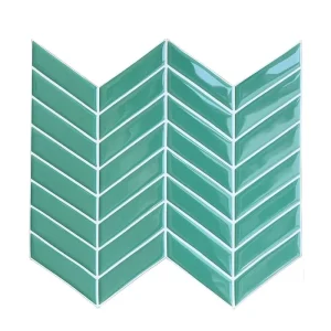 3D Effect Herringbone Wall Sticker Kitchen Anti Greasy Wallpaper Bakery Decoration Stick Peel Bathroom Decoration Sticker