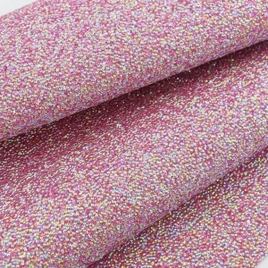 3D Effect Printed PU Synthetic Leather Shiny Glitters Custom for Bags Wallets Shoes Wallpaper Factory