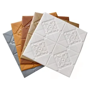 3D Embossed Home Decoration Wallpaper for Cafe Shop Decoration