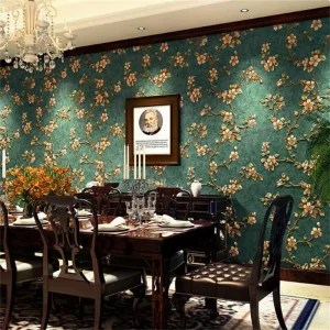 3D Embossed Peel and Stick Non Woven Wallpaper Thick Foam Wall Paper for Living Room Bedroom TV Feature Background Decor
