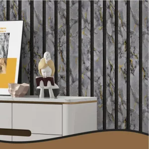 3D Embossed Self-Adhesive Wallpaper Peel and Stick Wall Covering Durable Wear-Resistant Wall Sticker for Living Room Bedroom