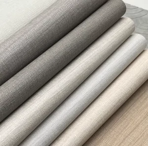 3D Embossed Wallcovering Sheet Waterproof Vinyl Fabric Wallpaper for Villa Hotel Bedroom Hall