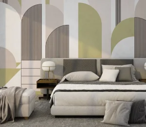 3D Embossed Wallpaper Custom Printed Wall Mural for Hotel Living Room Bedroom Office Interior Wall Decor