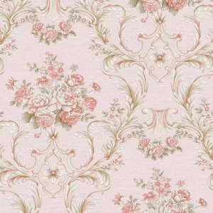 3D European Wallpaper Living Room Study Teahouse Restaurant Hotel Luxury Palace Relief Large Flower Wallpaper