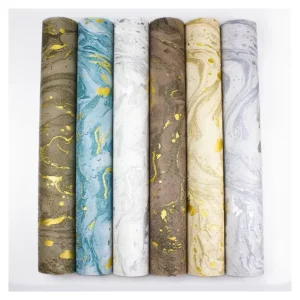 3D Floral Non Woven Waterproof Wallpapers with Modern Design Rolls for Home Decoration