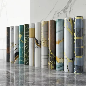 3D Foam Self adhesive Wallpaper Roll Modern Geometric Eco friendly PVC Material Household Waterproof Wall Decoration for