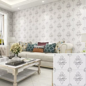 3D Foam Wall Panel PVC Wallpaper Sticker Decorative Wall Panels
