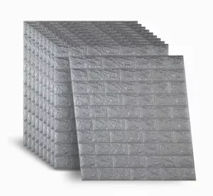 3D Foam Wall Panel Self Adhesive Wallpaper for Home Decor Pe Foam Wall Sticker 3D Wallpaper Home Decoration