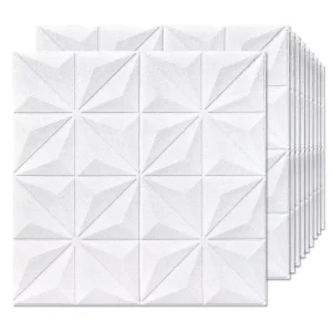 3D Foam Wall Sticker Ceiling Sticker Self-adhesive DIY Home Decoration Brick Pattern Safety