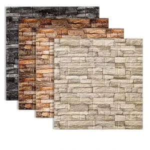 3D Foam Wallpaper Easy Elegant Extraordinary