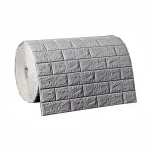 3D Geometric Modern Slate Brick Design DIY Waterproof Self Adhesive Paper Wall Stickers Apartment Household
