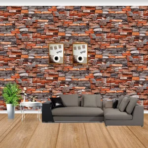 3D Home Decoration Mural 3D Brick PVC Wallpaper