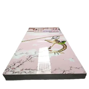 3D Marble Glossy UV Paper Wall Panel Waterproof Moisture-Proof 1 Year Modern Design for Household Commerce Entertainment