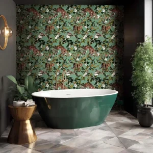 3D Natural Animal Flower Wallpaper Waterproof Interior Home Wall Mural for Design Decoration
