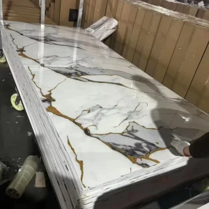 3D PE Foam Waterproof Self Adhesive 3D Marble Wall Tiles Sticker Adhesive PVC 30*60 Marble Wallpaper