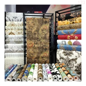 3D PVC Textured Vinyl Wallpapers for Room Modern Designs Decorative Wallpaper Home Decoration
