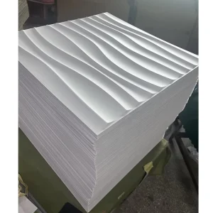 3D PVC Wall Panels Interior Decoration Wallpaper for Villa Bar Company Background Wall Stickers