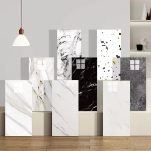 3D Pet Foam Vinyl Self-Adhesive Marble Tiles Interior Decoration Foam Wall Sticker