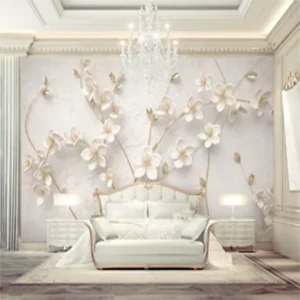 3D Photo Wallpaper High Quality 3D Tv Background Covering Flowers Mural for Living Room