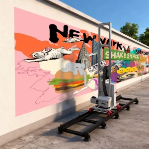 3D Printer for Wall Print UV Wall Mural Printer Wall and Floor Printer Vertical Wall Painting Machine Printer